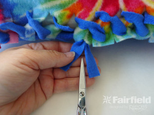 No-Sew Braided-Edge Fleece Pillow - Fairfield World Blog