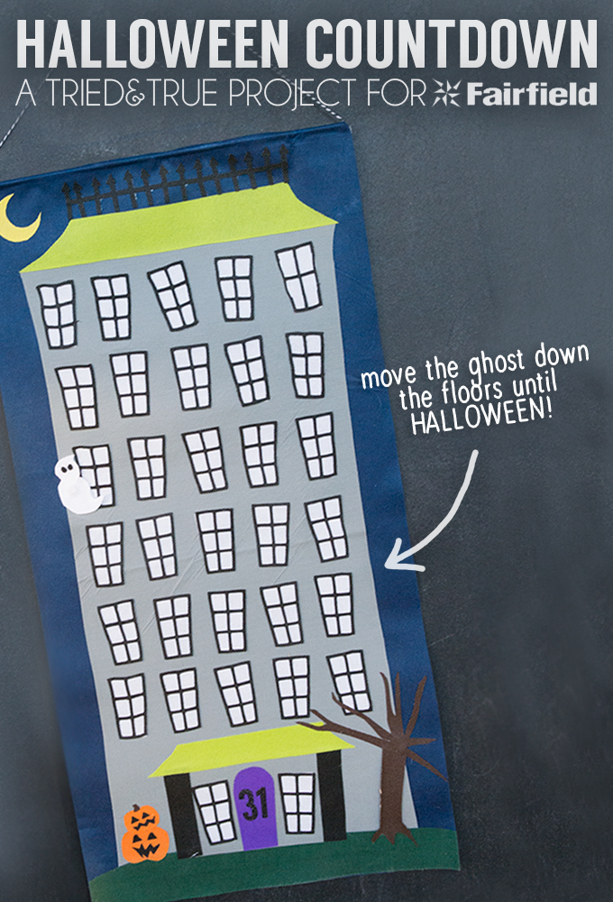 Halloween Countdown -free printable Follow the ghost as he countsdown to Halloween day!