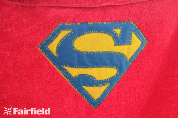 Superman-Logo-on-Towel