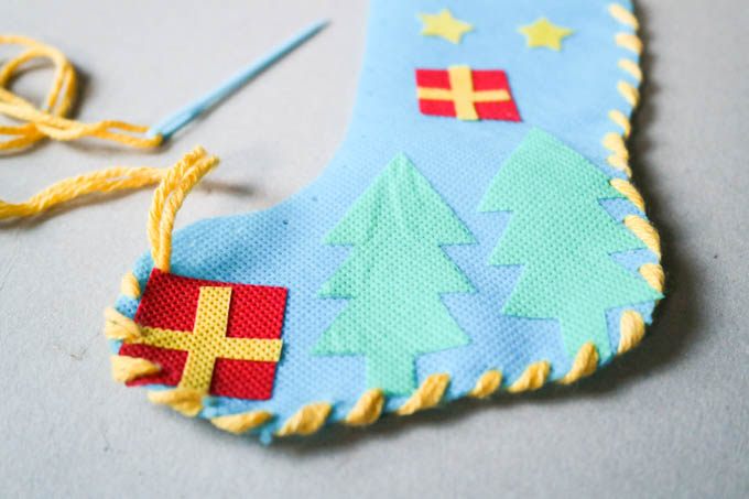 Beginner Sewing Pattern - Christmas Stocking - Learning